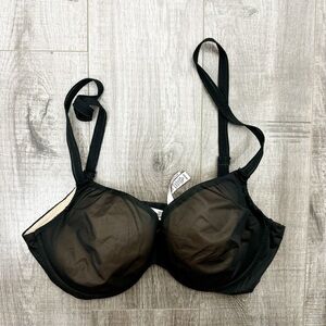 Victoria's Secret Lined Perfect Coverage Bra in Black Size 34D